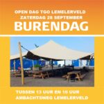 Zaterdag 28 september open (buren)dag opvanglocatie Lemelerveld